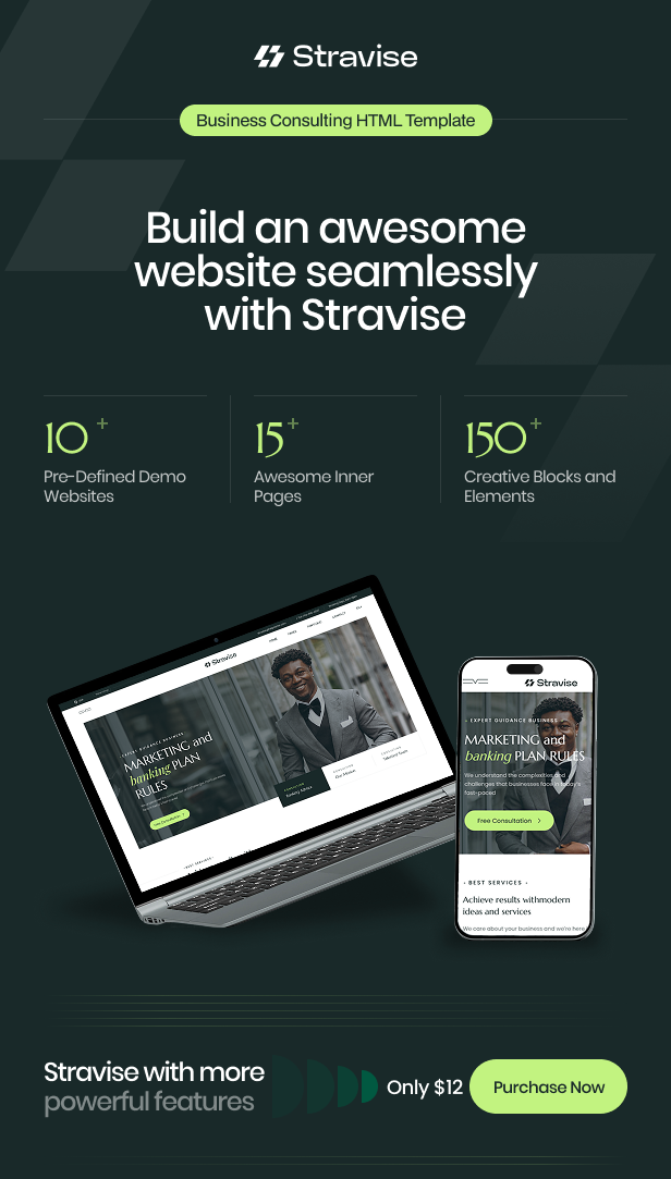 Stravise - Business Consulting HTML5 Template
